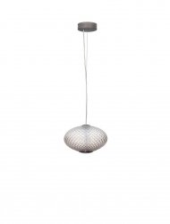 Nowoczesna lampa wisząca LED szklana owalna designerska uniwersalna możliwość ściemniania CORVELA LE45177 Luces Exclusivas