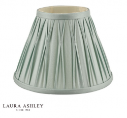 Klosz Abażur 25cm LAURA ASHLEY Fenn Silk Duck Egg DAR LIGHTING LA3407896-Q (Abażur- Bez Podstawy)