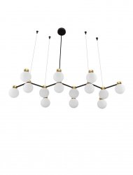 Designerska lampa wisząca nowoczesna art deco szklane klosze kule CAMINOS LE44545 Luces Exlusivas
