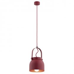 Duża Lampa Wisząca Loft Czerwona LOGAN 8282 ARGON