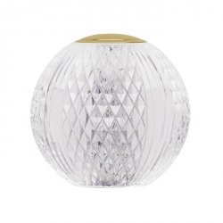 Kryształowa Lampa Stołowa Glamour Sfera Do Salonu LED LUCES EXCLUSIVAS CANA LE42751 Art Deco 