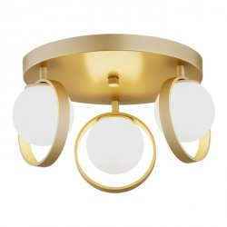 Designerski Złoty Plafon Sufitowy Złota Obręcz SATURNIA 6248 ARGON