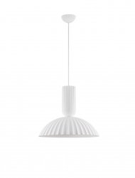 Minimalistyczna lampa wisząca owalna gipsowa biała ozdobne wgłębienia uniwersalna klasyczna możliwość ściemniania Luces Exclusivas