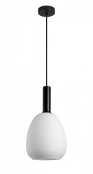 Nowoczesna lampa wisząca Gater Italux PND-23541-1-BK-OP nad stół do jadalni