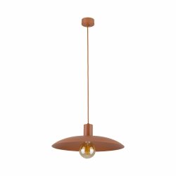Lampa wisząca w kolorze ceglastym ozdobna metalowa industrialna minimalistyczna ASTRA BRICK 10882 TK-Lighting 
