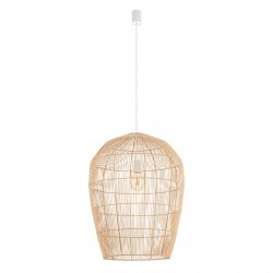 Naturalna Lampa Wisząca Z Bambusa W Stylu Boho HAITI L 11165 Nowodvorski Lighting