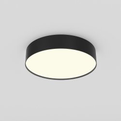 Lampa sufitowa LED nowoczesna aluminium czarna ZON MAYTONI C032CL-36W3K-RD-B