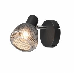 Kinkiet Ścienny w Stylu Retro Ze Szklanym Kloszem TARIFA 862800132 TRIO