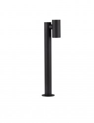 Klasyczna lampa ogrodowa słupek LED aluminiowa czarna regulowana tuba minimalistyczna uniwersalna IP65 Luces Exclusivas