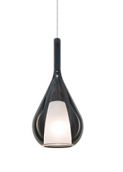 Szklana dymiona lampa wisząca nowoczesna designerska salonowa dekoracyjna Kalique sp1-3 d18 353616 Ideal Lux 