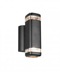 Kinkiet zewnętrzny tuba czarny aluminiowy minimalistyczny klasyczny uniwersalny BARCELOS IP44 R26446232 Rl