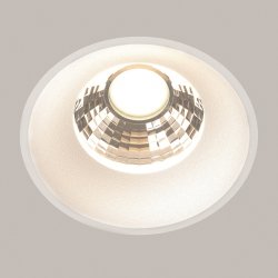 Biała Oprawka Wpuszczana Downlight Round Maytoni DL058-12W3K-TRS-W