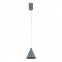 Niebieska lampa wisząca stożkowa ZENITH XS Umbra blue 11493 Nowodvorski Lighting