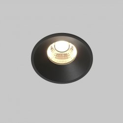 Czarna Oprawka Wpuszczana Downlight Round Maytoni DL058-7W3K-B