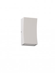 Kinkiet zewnętrzny LED aluminiowy biały prostokątny minimalistyczny nowoczesny podświetlający elewację IP65 ZARDUNA LE75224 Luces Exclusivas