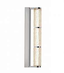 Kinkiet chromowany dekoracyjny LED 14W podłużny 46cm designerski nowoczesny Maxlight LOVE W0423 