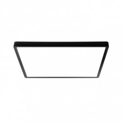 Czarna Lampa Sufitowa LED Plafon BASTIA PLF-83625-450S-45W-BL ITALUX