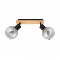 Lampa Sufitowa Spot Nowoczesny BAREL ITALUX SPL-67535-2-BK-WO