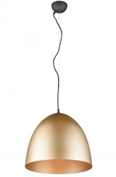 Lampa Wisząca Aluminiowa Kopuła Złota TILDA R30661908 RL