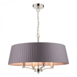 Żyrandol Abażurowy Vintage CRISTIN CRI0439 DAR LIGHTING
