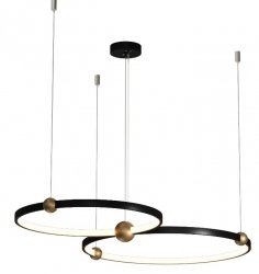 Lampa wisząca Kido M czarny PL0139 Yaskr LED 3000K