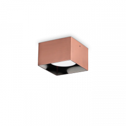 Nowoczesna Oprawa Sufitowa Miedziowana Kwadrat SPIKE PL1 328812 IDEAL LUX