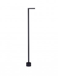 Zewnętrzna lampa stojąca minimalistyczna LED klasyczna uniwersalna aluminiowa wysoka czarna IP65 Luces Exclusivas