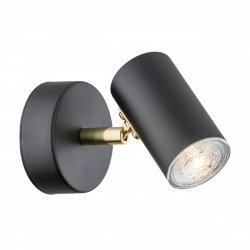 LAMPA SUFITOWA SPOT REFLEKTOR CZARNO-MOSIĘŻNY GU10 ARGON LAGOS 4210 KINKIET REGULOWANY