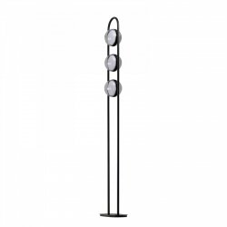 Lampa Podłogowa Czarna Glamour Szklana Kula ASTRID FLOOR BK Azzardo AZ6893