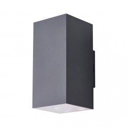 Zewnętrzny Kinkiet Ścienny Kwadrat dark gray ROLAND AZ5231 AZZARDO