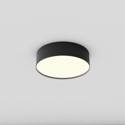  Lampa sufitowa LED nowoczesna aluminium czarna ZON MAYTONI C032CL-24W3K-RD-B