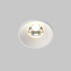 Biała Oprawka Wpuszczana Downlight Round Maytoni DL058-7W3K-W