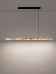 Lampa wisząca LED marmurowa listwa 121cm ściemnialna nowoczesna desigerska ALHENDI LE45794 Luces Exclusivas