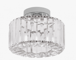 Kryształowy plafon glamour w kolorze chrom GALACTICO LP-2383/1C CH Light Prestige