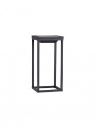 Minimalistyczna lampa solarna zewnętrzna do ogrodu klasyczna LED kolor antracyt ściamnialna IP54 OLVERTO LE75291 Luces Exclusivas