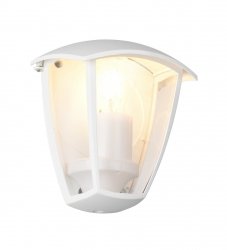 Kinkiet zewnętrzny latarenka biały aluminium nowoczesny klasyczny uniwersalny minimalistyczny VENTA IP44 263260331 Trio