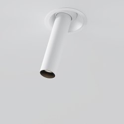  Lampa wbudowana w sufit spot LED nowoczesna klasyczna regulowana tuba aluminium biała Focus T MAYTONI C140RS-L200-7W3K-W