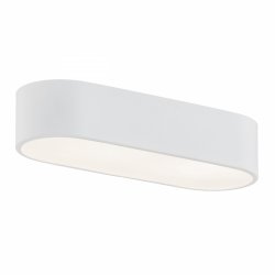 Niebanalny designerski nowoczesny zaokrąglony plafon biały TONI 6002 Argon