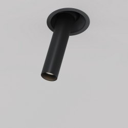 Lampa wpuszczana w sufit nowoczesna spot klasyczna LED aluminium czarny regulowana tuba Focus T MAYTONI C140RS-L200-7W3K-B