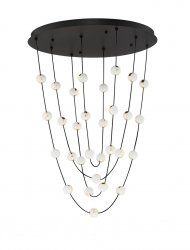 Nowoczesna designerska lampa wisząca złote kule CUTERVO LE44602 Luces Exlusivas