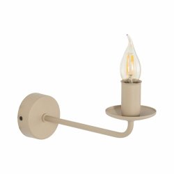 Kinkiet ścienny beżowy świecznikowy minimalistyczny klasyczny uniwersalny LIMAL 11344 TK-LIGHTING