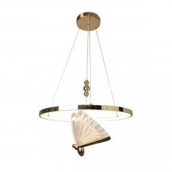 Designerska Lampa wisząca Marissa Ring złota LED CCT Light Prestige