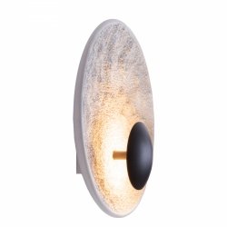 Nowoczesny biały okrągły kinkiet OYAKA MAXLIGHT W0325 biały czarny