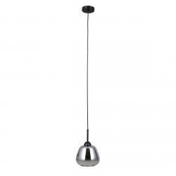 Lampa wisząca szklana czarny mat dymiony Felis PND-40824-1-BK