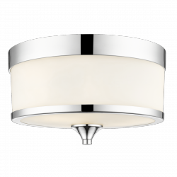 Stylowy nowoczesny srebrny plafon sufitowy FLEETWOOD C03286CH Cosmo Light