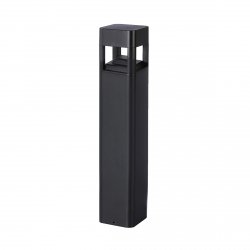 Nowoczesna lampa ogrodowa słupek LED czarny 60cm minimalistyczny wzdłuż podjazdu Foleda OFL-5215-M-3K ITALUX