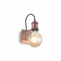 Industrialny kinkiet Frida Ideal Lux 163338 miedziany 