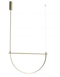 Nowoczesna Lampa Wisząca Victoria 29W Złota Maxlight P0687