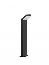 Minimalistyczna lampa ogrodowa klasyczna LED aluminiowa kolor antracyt prostokątna uniwersalna IP65 SIRELIA LE75158 Luces Exclusivas