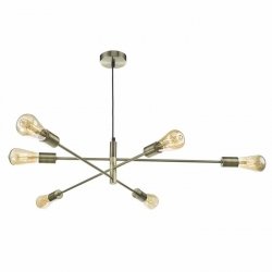 Minimalistyczna Lampa Wisząca Nowoczesna Mosiądz ALANA ALA0675 DAR LIGHTING